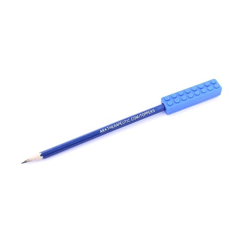 brick potloodtopper blauw
