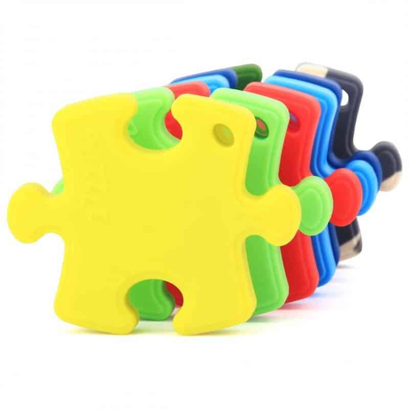 bijtketting puzzel; populair kauwsieraad voor kinderen