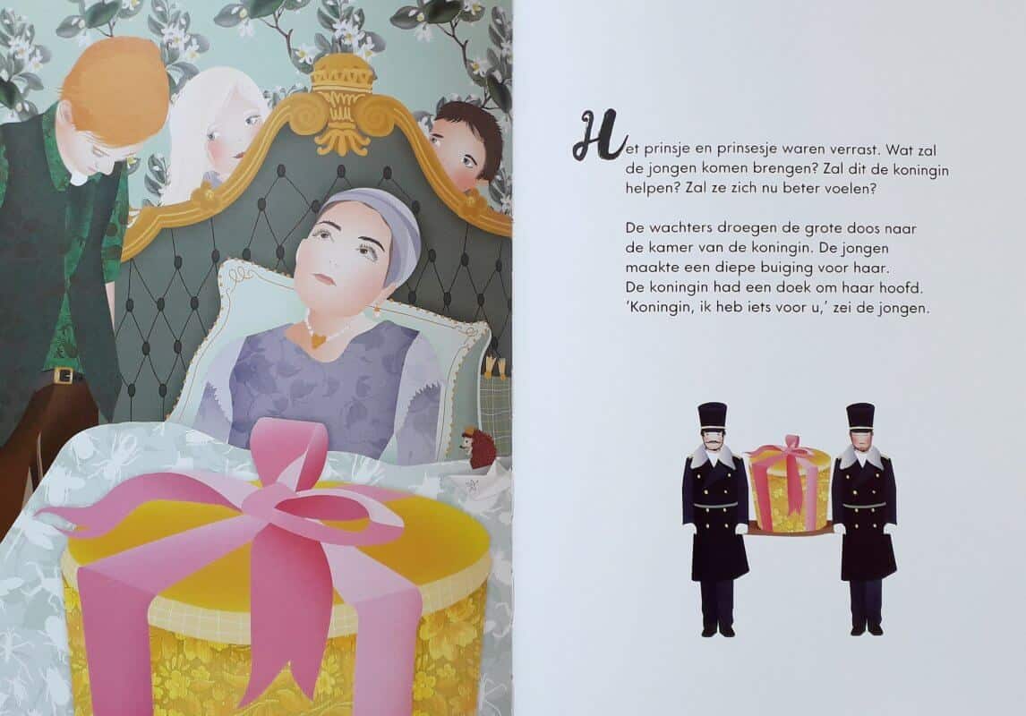 de koningin met de 7 pruiken inkijk