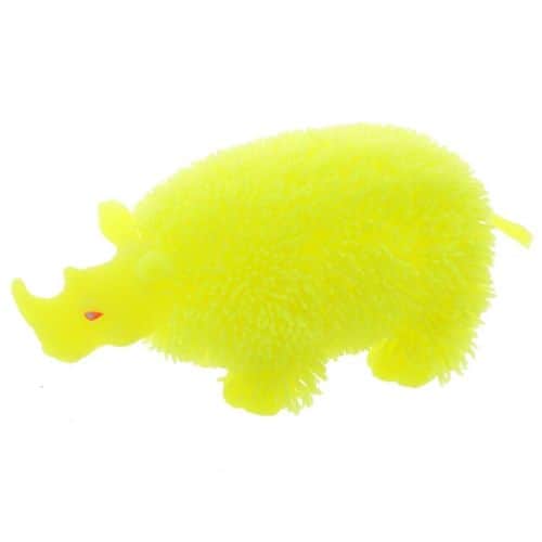 puffer neushoorn met led geel