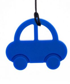 Bijtketting auto blauw