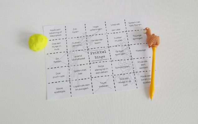 Ontprikkel met de prikkelbingo