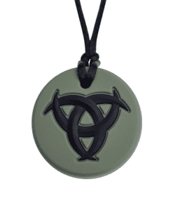 munchables bijtketting celtic knot groen