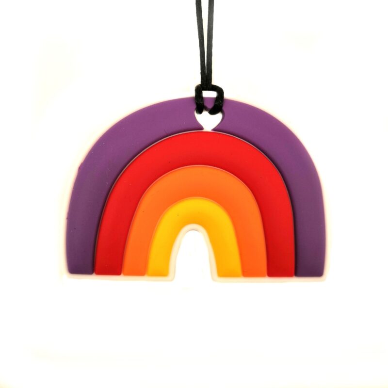 Vrolijke Bijtketting Regenboog Kauwsieraden Meer