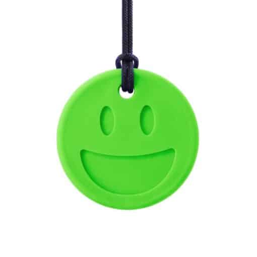 bijtketting ARK smiley face groen