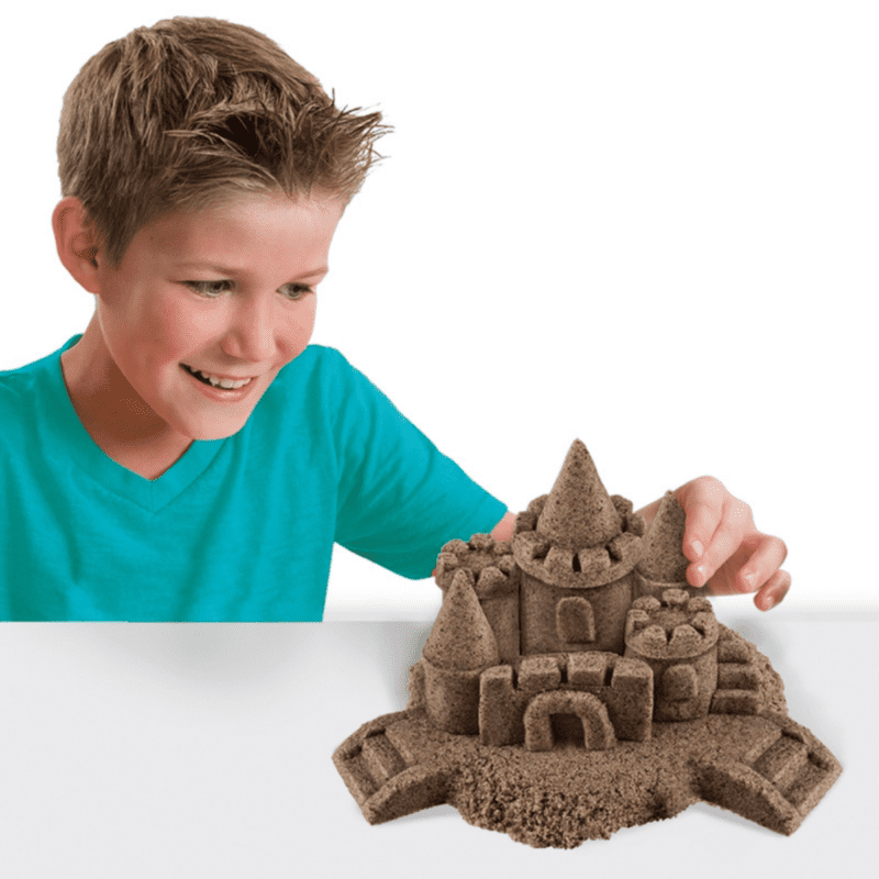 bouwen met kinetic sand