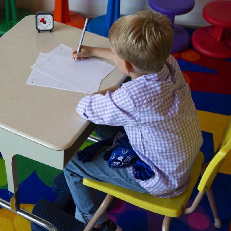 Manimo Verzwaringsknuffel kat voor een betere concentratie