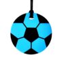 bijtketting voetbal blauw