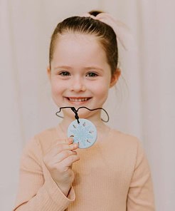 Jellystone designs sneeuwvlok bijtketting