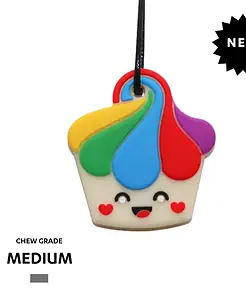 Jellystone Designs Cupcake Bijtketting Regenboog