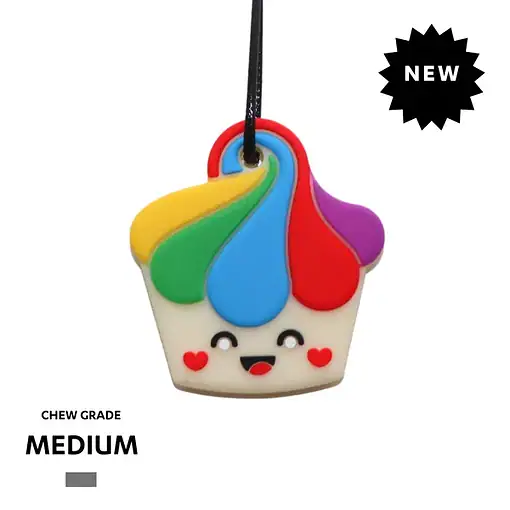 Jellystone Designs Cupcake Bijtketting Regenboog