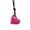 jellystone designs hart bijtketting roze