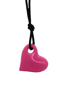 jellystone designs hart bijtketting roze